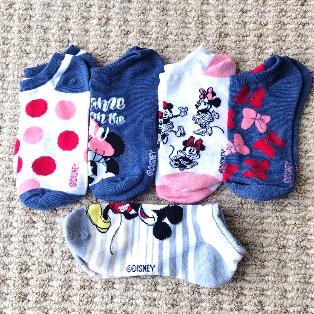 Disney ankle socks, 5-pack
